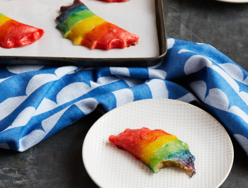 Rainbow Banana Caramel Empanada